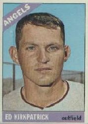 1966 Topps Baseball Cards      102     Ed Kirkpatrick